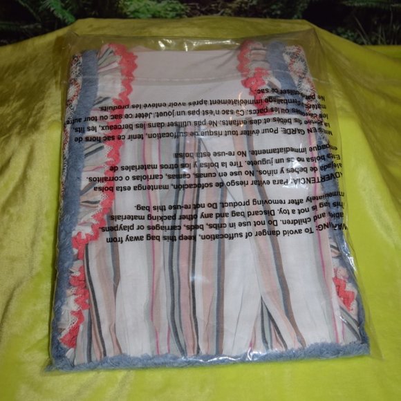 Ella Moss White Natalia Ruffle Top S - Picture 9 of 10